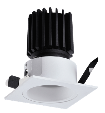 đèn spotlight âm trần B02 mặt vuông chóa cố định 7w